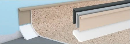 Коннелюрный плинтус Bonkeel Верхняя бежевая часть (28х5х2200мм) в Салавате