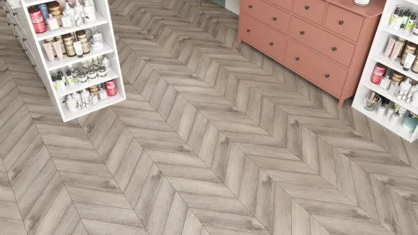 Кварц-виниловая плитка Alpine Floor Chevron Дуб Исида ECO 20-8 (2,5 мм. 43 класс) в Салавате