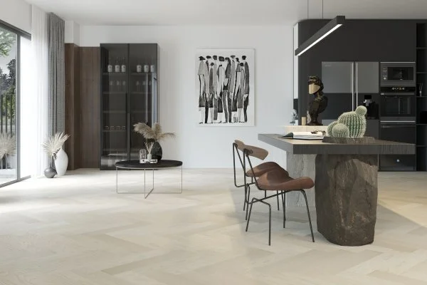 Паркетная доска Quartz Parquet Английская Ёлка Дуб Песочный 33-408 в Салавате