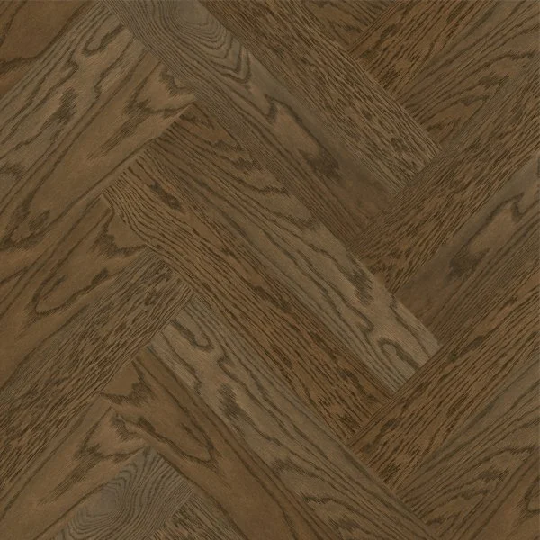 Паркетная доска Quartz Parquet Английская Ёлка Дуб Брауни 33-413 в Салавате