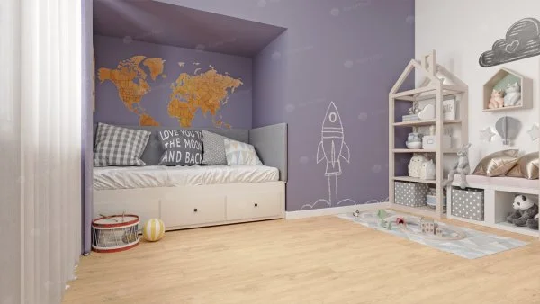 Каменно-полимерная плитка Alpine Floor Classic Дуб Ваниль Селект ECO 106-3, 4мм 43 класс в Салавате