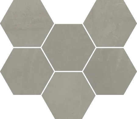 Керамогранит Italon Континуум Айрон Мозаика Гексагон (Натуральная 25х29) в Салавате