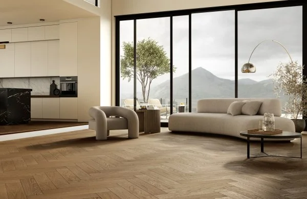 Паркетная доска Quartz Parquet Английская Ёлка Дуб Рустикальный 33-410 в Салавате