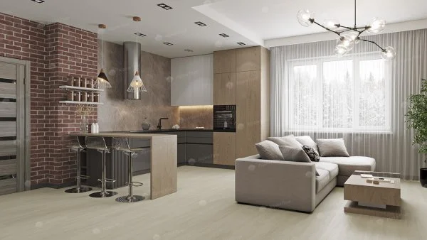 Каменно-полимерная плитка Alpine Floor Solo Plus Ленто ЕСО 14-501, 4 мм, 43 класс в Салавате