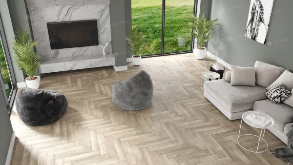 Кварц-виниловая плитка Alpine Floor Parquet Дуб Натуральный Отбеленный ЕСО 16-5 2.5 мм. 43 класс в Салавате