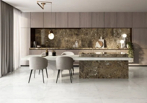 Керамогранит Italon Шарм Делюкс Бьянко Микеланджело 60х120 (Паттинированная и реттифицированная) в Салавате