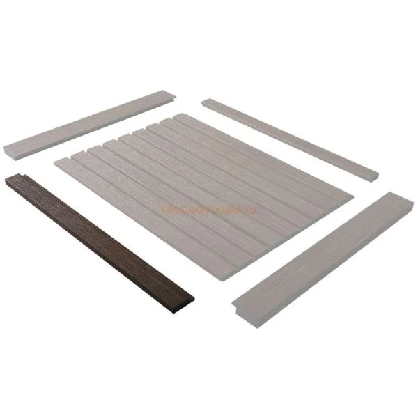 Финишный молдинг LF124A BR396 правый декорированный (42х12х2700мм) в Салавате