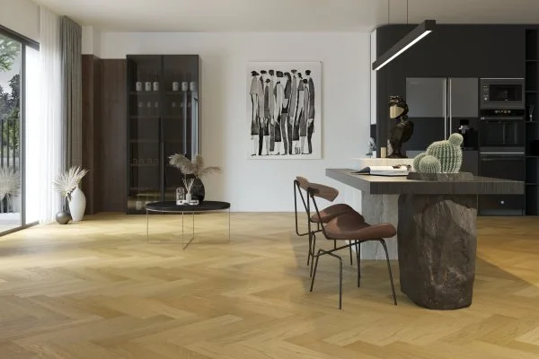 Паркетная доска Quartz Parquet Английская Ёлка Дуб Медовый Раф 33-463 в Салавате