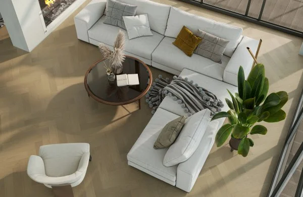 Паркетная доска Quartz Parquet Английская Ёлка Дуб Шампань 33-414 в Салавате