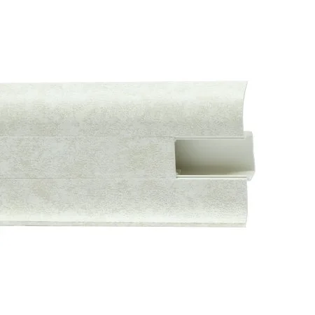 Пластиковый плинтус Royce №860 Белый Кварц (58х22х2200мм) в Салавате