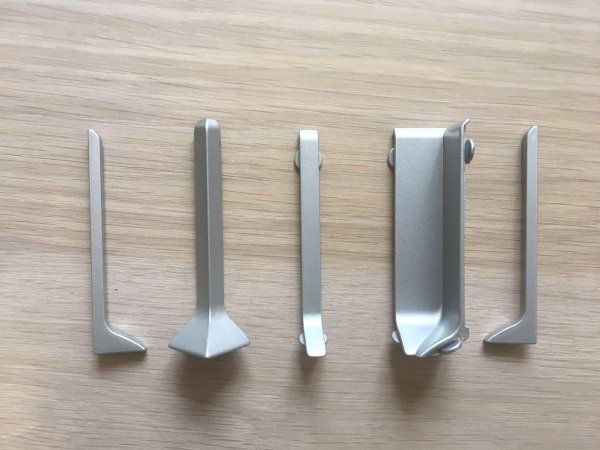 Соединитель для плинтуса ЭлитПроф Плоский 100 (Алюм) в #REGION_NAME_DECLINE_PP#