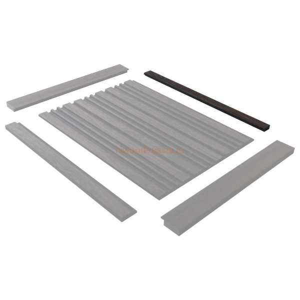 Финишный молдинг LF124B BR395K левый декорированный (31х12х2700мм) в #REGION_NAME_DECLINE_PP#