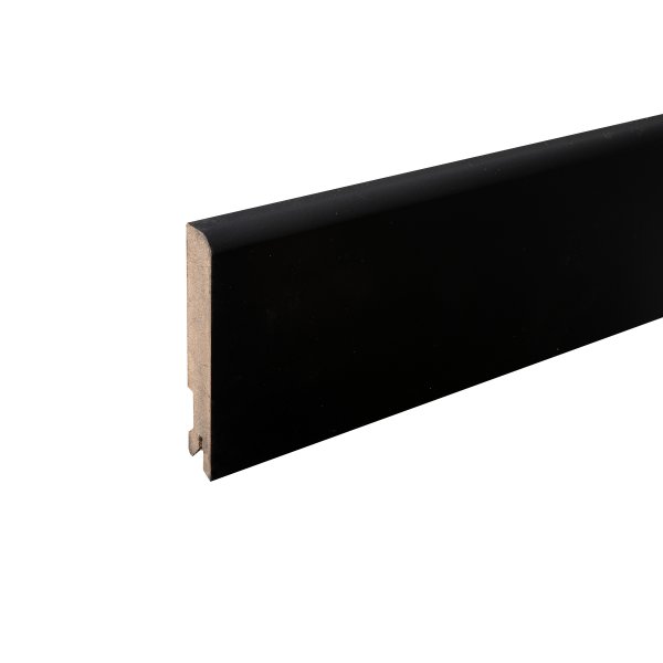 Плинтус MDF Bonkeel 24032 Чёрный Софт (100х16х2400 мм) в #REGION_NAME_DECLINE_PP#